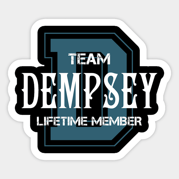 DEMPSEY Sticker by TANISHA TORRES